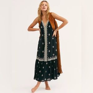 Free People Nomadic Dreams Maxi Dress Black